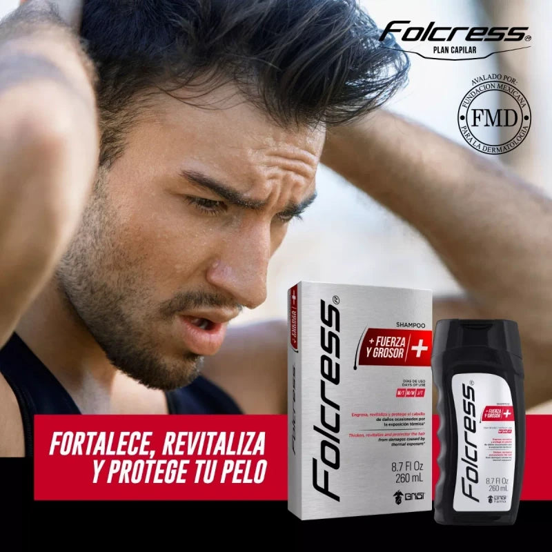 Folcress Shampoo Folcress Reparador Capilar 260ml
