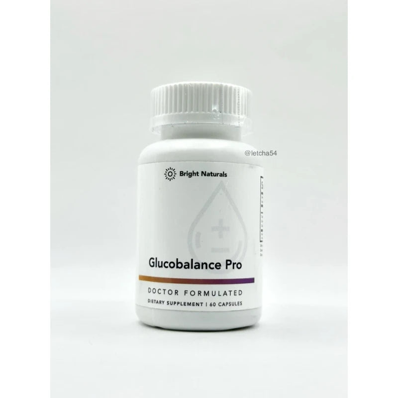 Bright Naturals Glucobalance Pro (60 Capsules) Supports Healthy Blood Sugar New