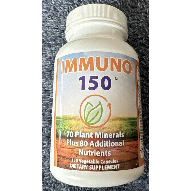 branded Immuno 150 With 70+Plant Minerals Plus 89 Additional Nutrients. 150 Caps