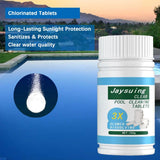 Slow Dissolving Chlorine Tablets for Swimming Pools, Pool Cleaning Tablet, Pool Chlorine Tablets, Chlorine Tabs, Pool, Multifunctional Chlorine Tablets, Pool Accessories, Cleaning Limescale Avoidance