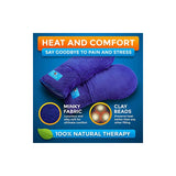 Microwavable Therapy Mittens–Relief for Hands and Fingers in Cases of Stiff Joints, Arthritis, Trigger Finger, Inflammation, Raynaud's, Carpal Tunnel–Heated Hands Mitts Warmers–Scented Gloves