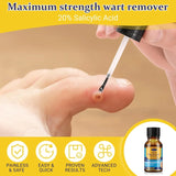 ENERIDEA Wart & Corn Remover Liquid with Salicylic Acid, Fast Acting Wart Removal for Plantar Wart, Flat Wart, Common Wart, Corn, Callus