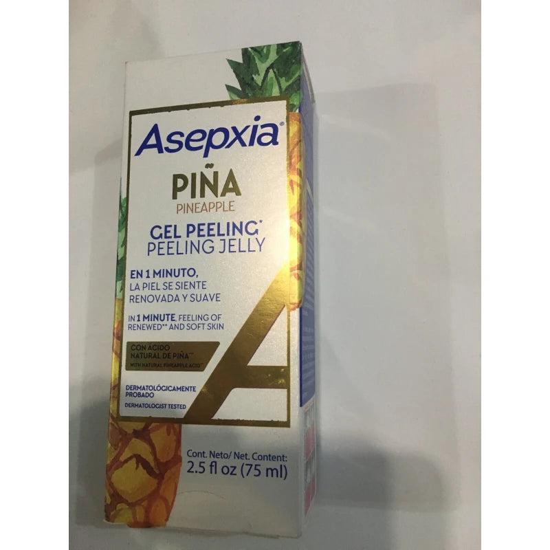 Asepxia Face Peel Facial Exfoliator Peeling Jelly with Natural Pineapple