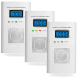 Hembisen Combination Gas & Carbon Monoxide Detectors - 3 Packs Plug in Carbon Monoxide Alarm & Natural Gas Detector for Home, 2-in-1 Co Detector & Combustible Gas Detector with Digital Display, Easy to Install
