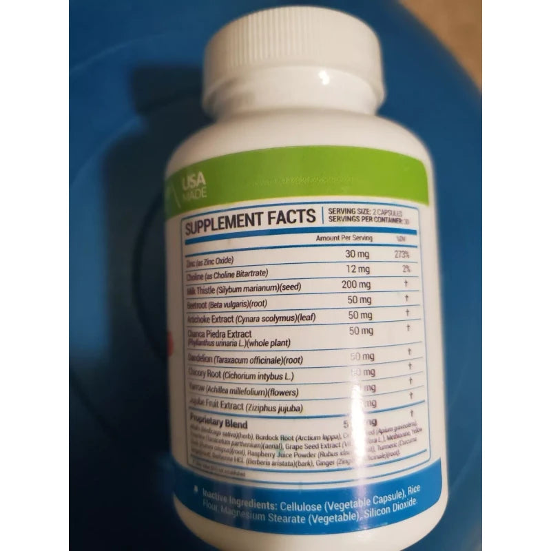 OWELI  LIVER DETOX 60capsules. natural detox complex exp 09/2027