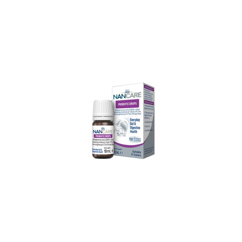 Nestle BioGaia NanCare Probiotic Drops For Everyday Gut & Digestive Health 10mL