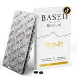 Based Supplements Based Shilajit | Pure Shilajit Tablets with Max Potency, Energy & Immune Support for Men and Women | Rich in Fulvic Acid and 85+ Trace Minerals, 60 Tablets