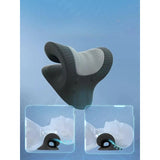 Comfortable Neck Stretcher for Neck Pain Relief, Neck and Shoulder Relaxer Cervical Neck Traction Device for TMJ Pain Relief and Muscle Relax, Cervical Spine Alignment Chiropractic Pillow (Black)