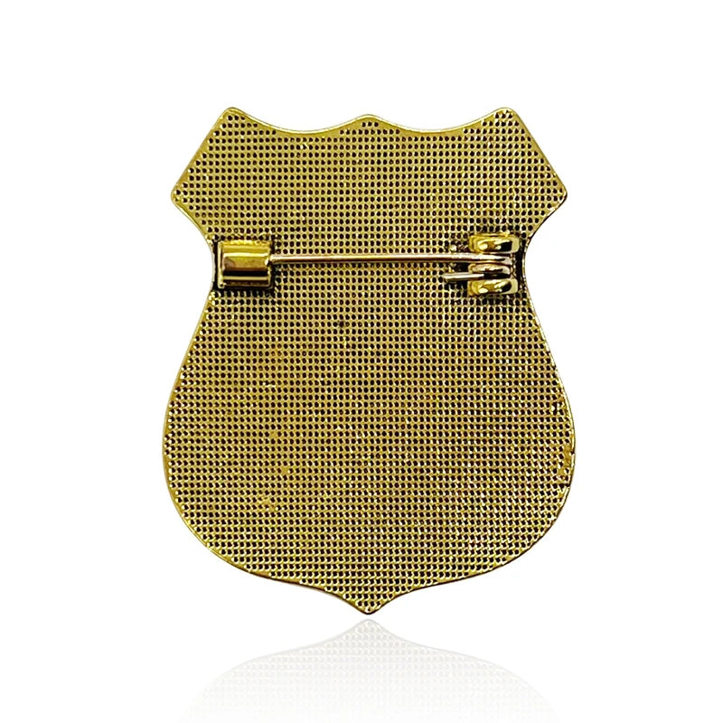 KHBKFW Police Badge Pin Officer Judy Badge Police Badge Brooch For Women, 1