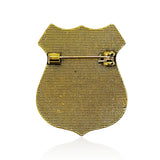 KHBKFW Police Badge Pin Officer Judy Badge Police Badge Brooch For Women, 1
