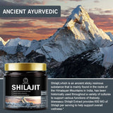 Bbeeaauu 5 Bottles Himalayan Pure 100% Shilajit, Soft Resin, Organic, Extremely Potent,