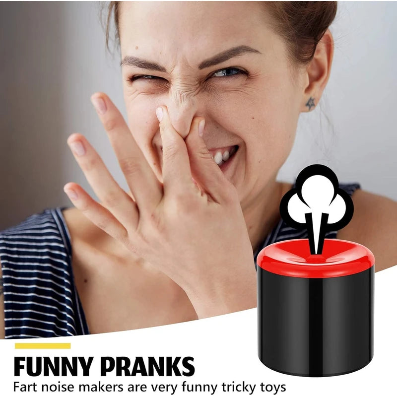 Black Novelty Squeeze Pooter,Practical Jokes Prank Farting Noise Maker,Fart Machine,Soft Joke Gift Fart Sounds Machine Toy,Prank Toy,Joke Toy for Party,Birthday,Gags and Practical Joke Toys