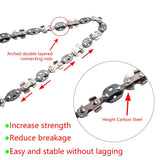 homelife_88 53 Inch Hand Rope Chain Saw Sharp Manual Tree Limb Chain Saw with 68 Teeth
