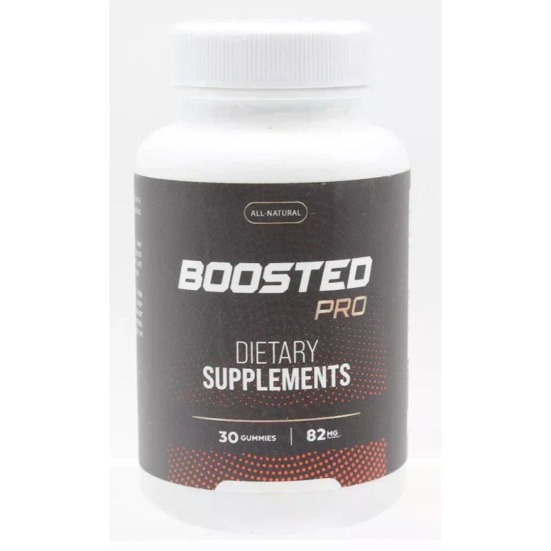 Boosted Pro for Mens Vitality & Virility Dietary Supplements 30 Gummies