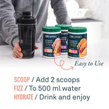 Organika Organika Canadian-Made Electrolytes + Enhanced Collagen - Zesty Lemon Berry Flavour - Sugar-Free Hydration | 5g Protein + 100% of Daily Vitamin C | 360g, 30 Servings