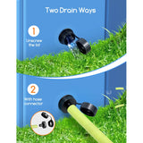 Meowant Extra Large Dog Pool Foldable 97'', Hard Plastic Dog Swimming Pool Kiddie Pool, Collapsible Dog Pet Bath Pool, Portable Deep Dog Pools for Large Dogs (5XL-97'' × 16'')