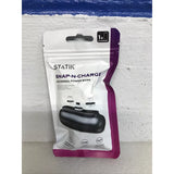 Statik Snap-N-Charge Universal Portable Power Bank 3000mAh With 3 Connectors New