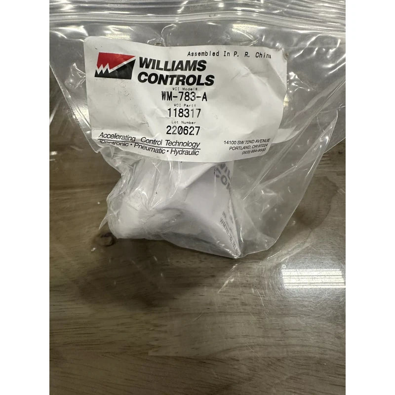 Williams 118317 / WM783A - PTO VALVE 4 WAY, 3 POSITION, BY WILLIAMS CONTROLS  ** NEW**