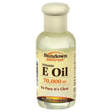 Sundown Naturals (x3 Bottles) Sundown Naturals Vitamin E Oil 70000 iu 2.5oz For Skin Lotion Body