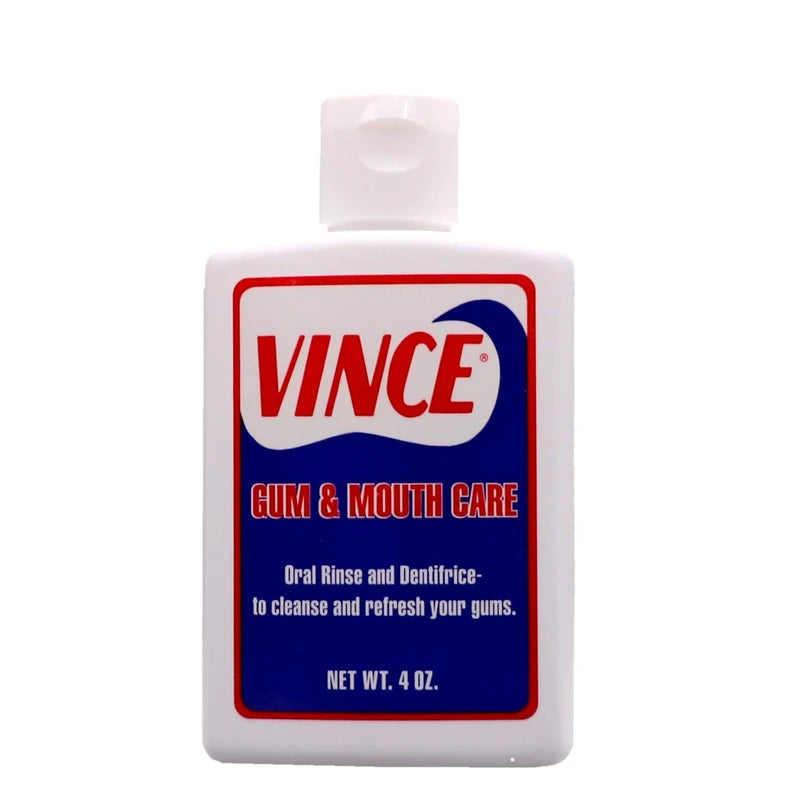Vince Gum and Mouth Care - Oral Rinse and Dentifrice - 4 Ounce - Oxygenating Oral Rinse - Improve Gum Health - Cleanse and Refresh Your Gums - Pleasantly Flavored