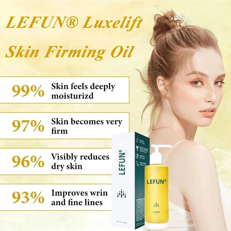 LEFUN Skin Firming oil, 60 ML Lefun Skin Firming Rejuvenating oil, Lefun Rejuvenating Oil Serum, Skin Firming Serum for Face and Body, For All Skin Types (2PC)