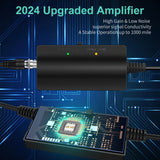 2024 Updated Amplified TV Antenna,1000 Miles Range Indoor/Outdoor Antenna for Smart TV and All Older TV's,Digital TV Antenna with Thick Coaxial Cable and Amplifier