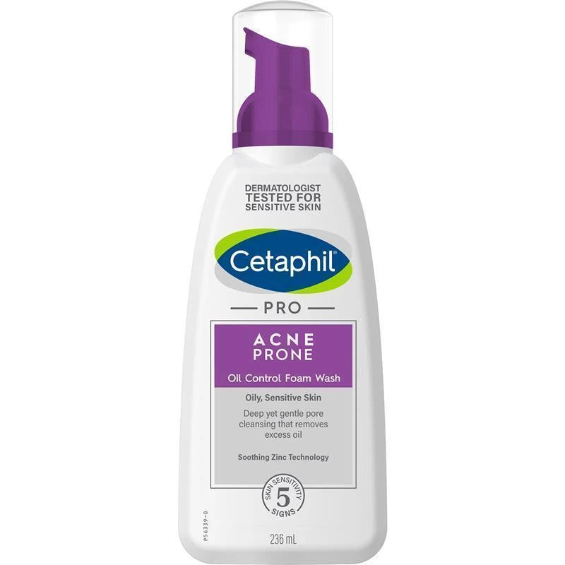 Cetaphil Pro Acne Prone Oil Control Foam Wash 236ml