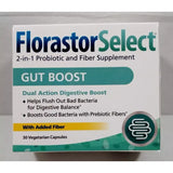 Florastor Select Gut Boost Daily Probiotic Men & Women 30 Veg Capsule 07/25 NEW