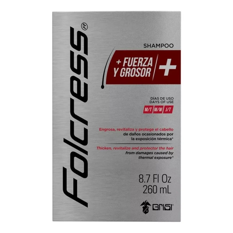Folcress Shampoo Folcress Reparador Capilar 260ml