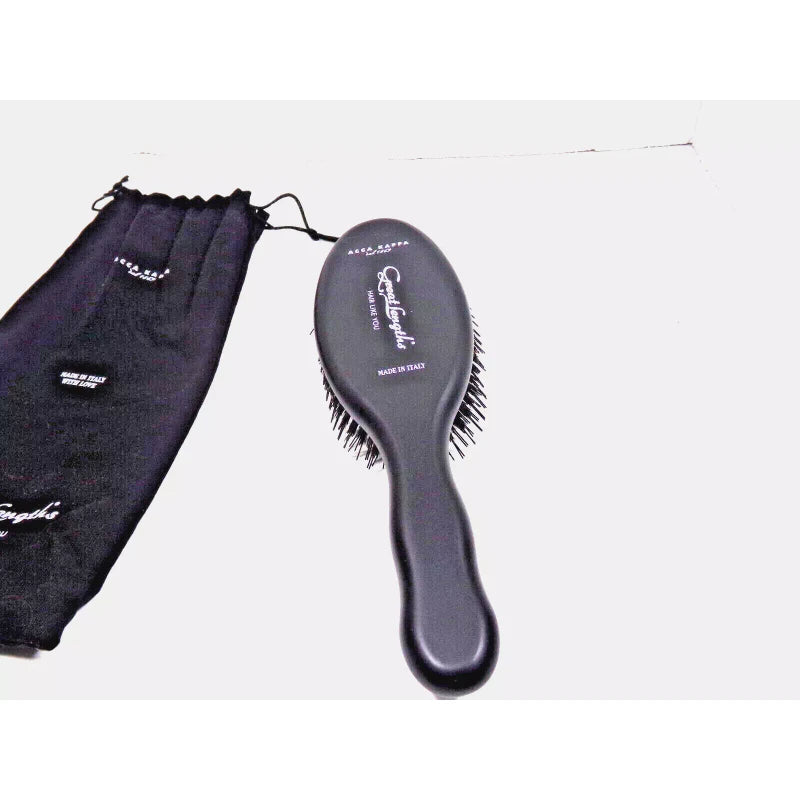 Acca Kappa, Great Lengths, Oval Paddle Brush. Made in Italy.
