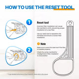 PUREPLUS  RWF4700AB Fit for LT1000P Water Filter & Air Filter AF004 3 Pack