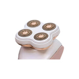 Finishing Touch Flawless Legs Replacement Heads - 4 Floating Heads - No Nicks, Cuts or Irritation - 18 Karat Gold Plated - Easy To Install - Safe on All Skins - 1 Pack