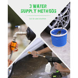 AORESAC Cordless Pressure Washer, Power Cleaner, MAX 800-PSI, 1.56 GPM, 24V Battery Powered Power Washer with Rechargeable 2000mAh Battery for Car/Floor Cleaning & Fence Cleaning