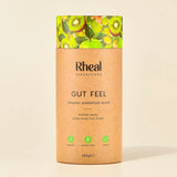 Rheal Gut Feel: Natural Prebiotic Digestion & Bloating - Daily Greens Organic Superfood Powder (30 Servings)