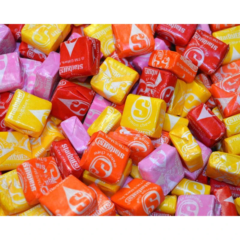 Starburst Original Fruit Chews Sugar Candy, 2.0 Pounds Bulk 200 Pieces Approximately