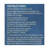 Fishing Pole Holder Fish from Deck or Pier  MADE IN USA