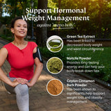 NOVAMD Clinically Proven Menopause Supplement for Weight Management, Hot Flashes, Night Sweats and Low Energy | Complete Multi-Symptom Menopause Supplement for Women