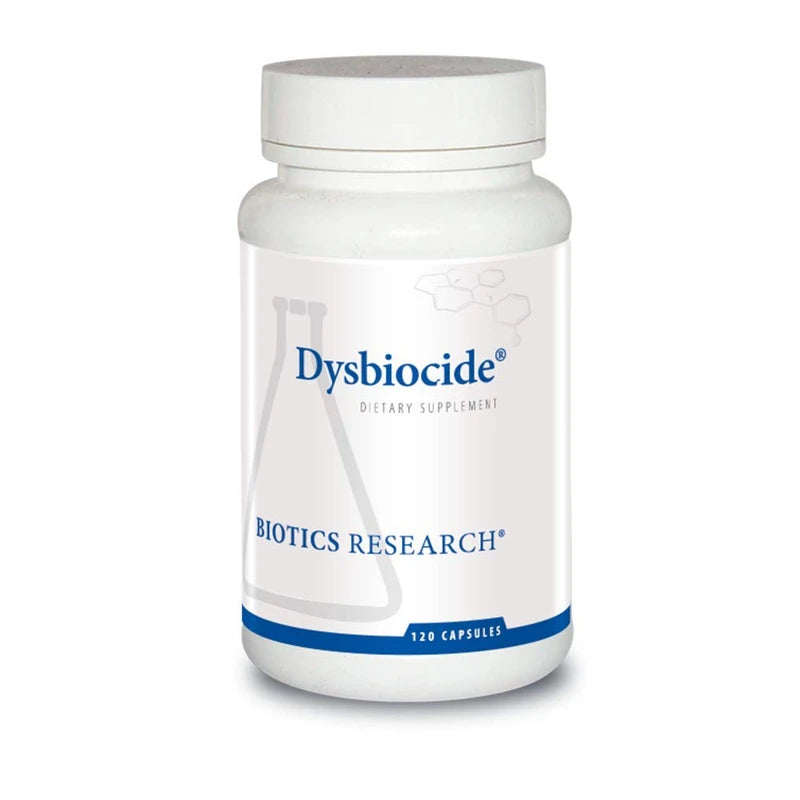 BIOTICS Research Dysbiocide Supports Normal Gut Health, Healing of Damaged intestinal Tissue 120 Capsules