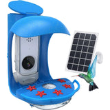 Hummingbird Feeder with Camera, Smart Bird Feeder with Camera Solar Powered, Free AI Identify Bird Species, Auto Capture Bird Videos, Ideal Gift for Bird Lover (2.4G HZ WiFi)