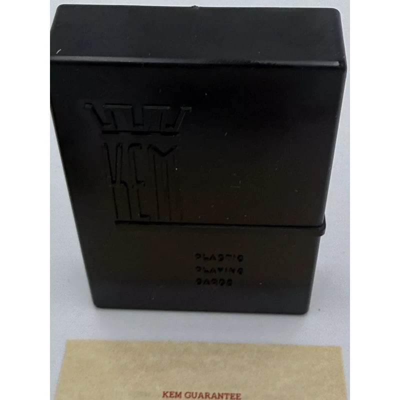 KEM Vintage 1990 KEM Cardinal Pinochle Plastic Playing Cards Box 1 Deck Made in USA