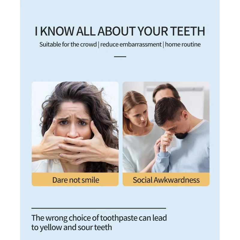 NASHUDA SP-8 [Triple Whitening]Probiotic Whitening Toothpaste, Oral Health Management,Enhanced Formula Balances Toothpaste Coffee Daily - Specification: 3PC