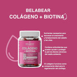 BELABEAR - Colágeno + Biotina 60 Gomitas by Belabear