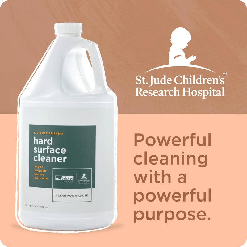 Shaw Floors Hard Surface Cleaner- 128 Fl Oz - Refill for Spray Mops and Spray Bottles - Ideal for Hardwood, Vinyl, Ceramic, Glass, Countertops, and MORE | Pack of 4