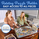 Premium Spinner Puzzle Tray S-1000, Rotating Puzzle Board for 1000 Piece Puzzles, 24 x 30