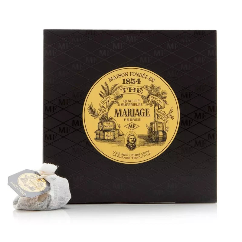 Mariage Frères Black Tea 30 bags, 75g, Marco Polo Tea Bags 75g, China Black Tea Flavour.