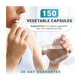 Dr. Berg Nutritionals Magnesium Glycinate - Supports Muscle Health & Nerve Function Healthcare Dietary Supplement - Potency: 400 mg (5 Capsules per Serving)