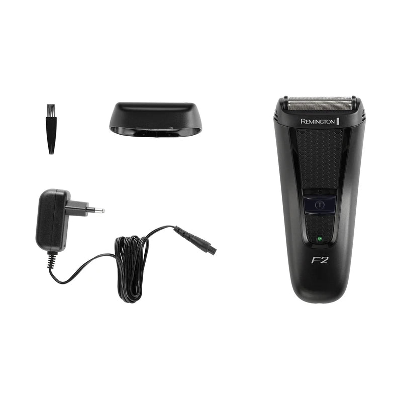 Remington Style Series F2 Foil Shaver, F2002AU, Dual Independent Flexing Foils, 40 Minutes Usage Time, 16 Hours Charge Time, Cordless & Rechargeable