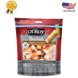 Ol' Roy Beefhide Coated Rolls with Chicken For Any Size Dogs, 20.95 oz, 36 Count