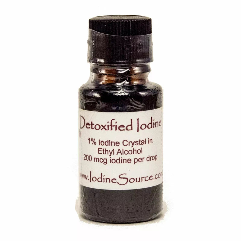 DETOXIFIED IODINE 200 MCG. IODINE PER DROP 1/2 oz. BOTTLE