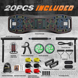 LALAHIGH Emurdyon Portable Home Gym System: Home-Friendly, High-Quality Materials, Versatile Training Options, Perfect for All Fitness Levels，Portable - Specification: 16PCS-Delux Plus